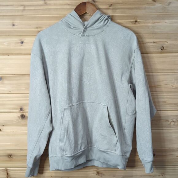 Lululemon Top Mens Small Gray Relaxed Fit Training Hoodie - Picture 1 of 11